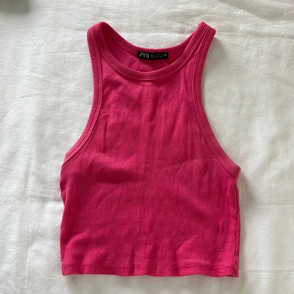Pink zara tank!